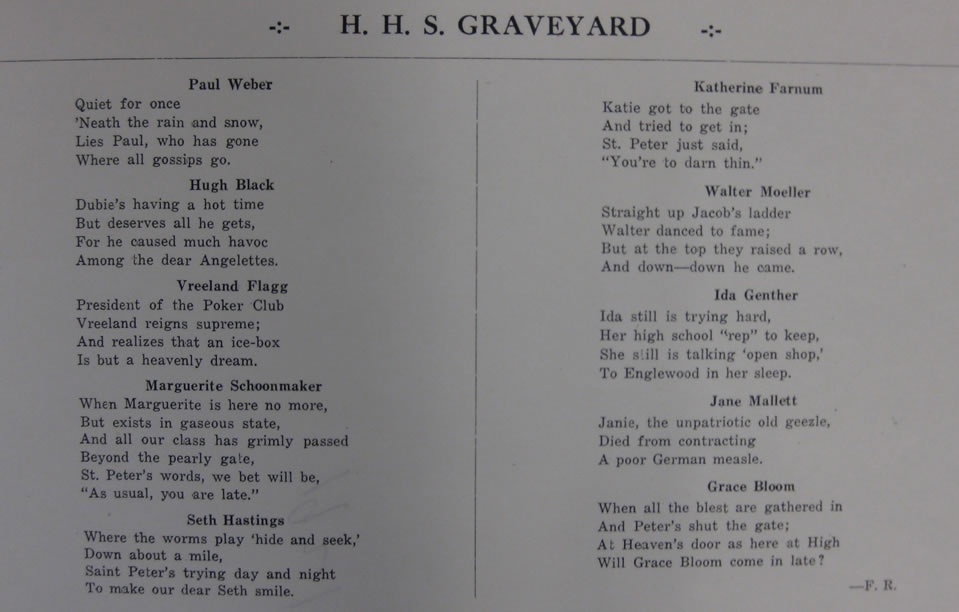 HHS Graveyard Page 1